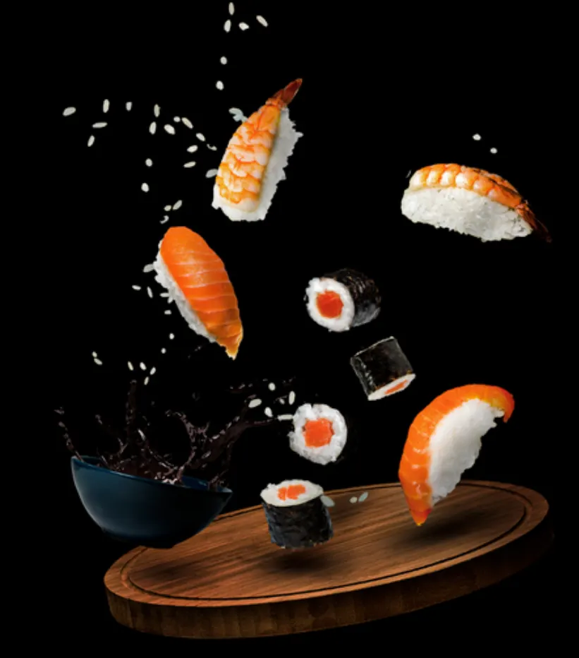 Sushi & japanische Spezialitäten von Mahboobs Kitchen für Catering-Buffets